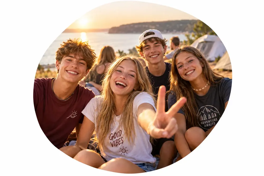 Jugendliche erleben gemeinsam einen unvergesslichen Sommer